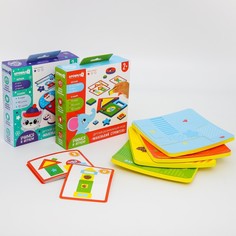 Детский развивающий игровой набор «Собери картинку» EVA+карточки, цвет МИКС Крошка Я