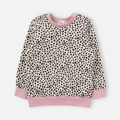 Джемпер детский КотМарКот LEOPARDIC, молочный, 86