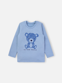 Джемпер детский КотМарКот MISHKA, голубой, 74