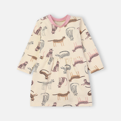 Платье детское КотМарКот LEOPARDIC, белый, 80