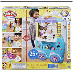 Игровой набор с пластилином Play-Doh Hasbro Тележка для продажи мороженного, F10395L0
