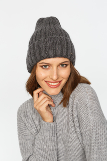 Шапка Marhatter MWH11486 женская, 002, антрацит, 56-58, 8