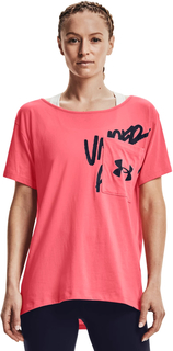 Футболка женская Under Armour 1366132-819 розовая XS