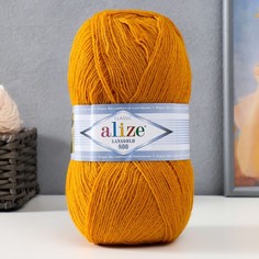 Пряжа "Lanagold 800" 49% шерсть, 51% акрил 730м/100гр (645) Alize