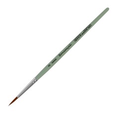 Кисть Синтетика круглая Roubloff Воплощай № 3 (длина волоса 17 мм), короткая ручка матовая