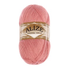 Пряжа "Angora Gold" 20% шерсть, 80% акрил 550м/100гр (144 темная пудра) Alize