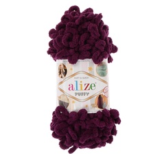 Пряжа "Puffy" 100 % микрополиэстер 9м/100г (111 баклажан) Alize