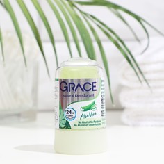 Дезодорант кристаллический Grace Mineral Herbal Deodorant с алое вера, 70 г