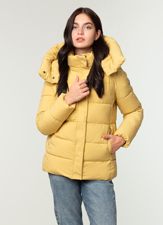 Куртка женская Каляев 62698 желтая 44 RU