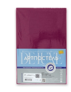 Простыня на резинке поплин, "АРТ Дизайн" "Радуга-Актив Вишня"; 140 х 200 (размер) Артпостель