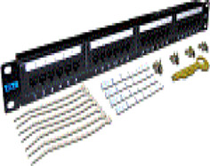 Патч-панель TWT 48 портов, UTP, кат.5E, 2U Lanmaster