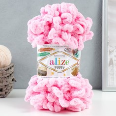 Пряжа "Puffy" 100 % микрополиэстер 9м/100г (185 розовый) Alize