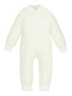 Комбинезон детский Olant baby сиберия флис ОС, белый, 92