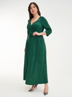 Платье женское OLSI 2305001 зеленое 48 RU