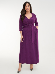 Платье женское OLSI 2305001 фиолетовое 48 RU