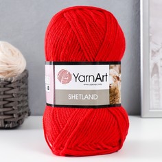 Пряжа "Shetland" 30% шерсть верджин, 70% акрил 220м/100гр (507 алый) Yarn Art