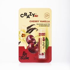 Бальзам для губ CRAZYme Cherry Vanilla Lip Balm Вишневая Ваниль, 5 г