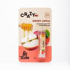 Бальзам для губ CRAZYme Honey Apple Lip Balm Медовое Яблоко, 5 г