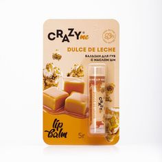 Бальзам для губ CRAZYme Dulce De Leche Lip Balm Дульсе Де Лече, 5 г