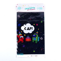 Скатерть "С ДР!" чудики, 137*180см Страна Карнавалия