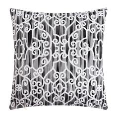Наволочка декоративная 40х40 см, Pattern black, 100% хлопок Этель