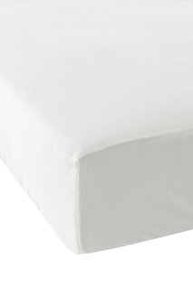 Простыня натяжная 21maison 180x200x25 белый