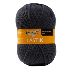 Пряжа Lastik (Ластик) 28% имп.меринос.шерсть, 69% акрил, 3% эластан 365м/100гр(70951 графи