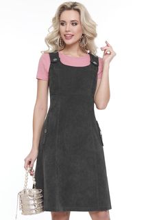 Сарафан женский DSTrend Ключевая вещь хаки 46 RU