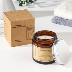 Ароматическая свеча в банке Black vanilla, 100 гр Богатство Аромата