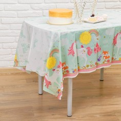 Скатерть «Единорог нежный», 140х240 см No Brand