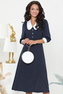 Платье женское DSTrend Платье на счастье синее 52 RU