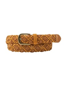 Ремень женский Levis Women Two-Tone Suede Braided Belt коричневый, 95 см Levis®