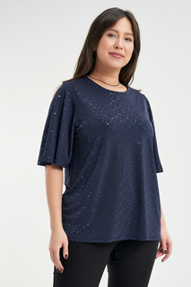 Блуза женская OLSI 2310002 синяя 68 RU