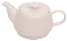 Чайник заварочный "Ahmad Tea", белый, керамический, 350 мл