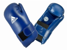 Перчатки полуконтакт WAKO Kickboxing Semi Contact Gloves синие (размер S) Adidas