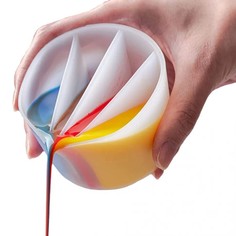 Стаканчик силиконовый для Флюид Арт, 4 секции No Brand