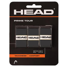 Обмотка для ручки ракетки HEAD Overgrip Prime Tour x3 285621-BK, Black