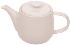 Чайник заварочный "Ahmad Tea" с фильтром, белый, керамический, 700 мл