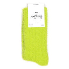 Носки унисекс Happy Socks Happy-Socks-Fluffy-Friend-Green зеленые 36-40