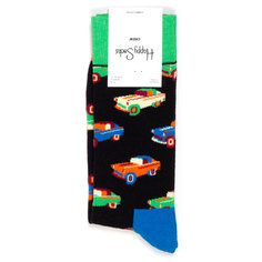 Носки унисекс Happy Socks Happy-Socks-Cars разноцветные 36-40