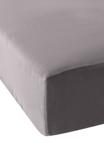 Простыня натяжная 21maison 160x200x25 графитовый