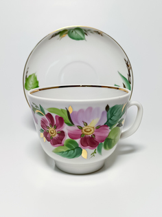 Чашка с блюдцем чайная Императорский фарфоровый завод Форма Подарочная Надежда 375 мл