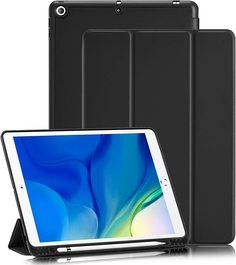 Чехол-подставка для Apple iPad 10.2" (iPad 7/iPad 8/iPad 9), черный Surf Blaze