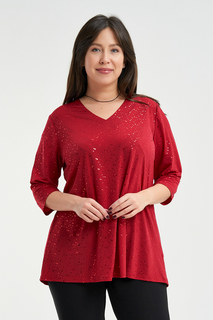 Блуза женская OLSI 2306001 красная 64 RU