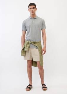 Рубашка мужская Marc O’Polo 236223053154 серая 2XL