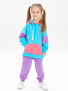 Костюм спортивный для девочек КотМарКот 7431824 Цв. голубой р. 140