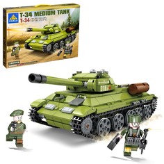 Конструктор Армия «Танк Т-34», 578 деталей No Brand