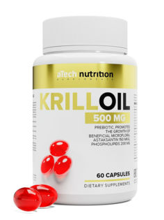 KRILL OIL (Масло криля) aTech Nutrition 500 мг капсулы 60 шт.