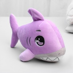 Мягкая игрушка "Акула", цвет фиолетовый Milo