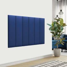 Мягкие обои Eco Leather Blue 20х80 см 4 шт. Tartilla